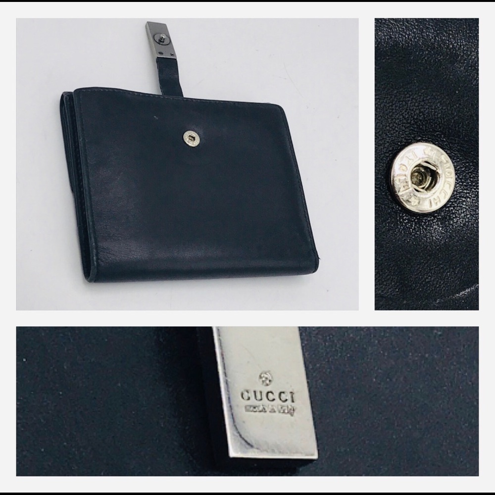 Gucci Black Wallet with Silver Accent - Picture 7 of 14